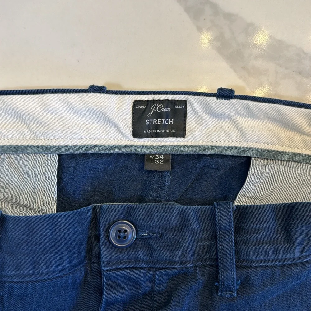 J. Crew Navy Men’s Stretch Chinos